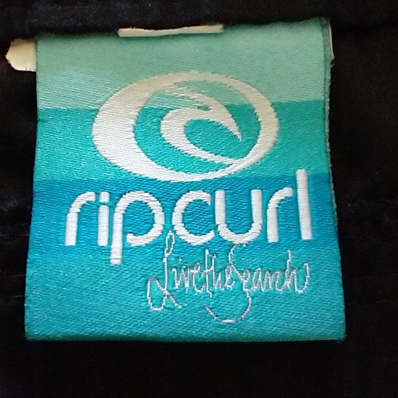 Women's Size 1 (XS) Rip Curl "Live the Search" Board Shorts, black - Picture 2 of 11